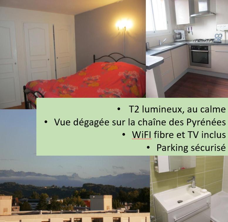 Appartement Appart Ossau T2 cosy et lumineux au cœur de Pau 3 Boulevard d'Alsace Lorraine 64000 Pau