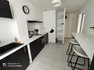 Appartement 1 Cherbourg centre avec NETFLIX et WIFI