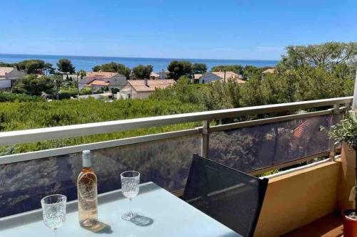 Appartement 2 chambres terrasse vue mer