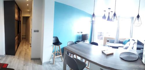 Appartement 39 m, 2 pièces, départ, retour ski à 150 m, belle vue