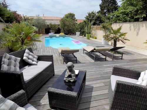 Appartement 45m2 à Bordeaux avec accès piscine