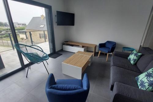 Appartement 6 pers terrasse 3mn à pied de la plage parking privé