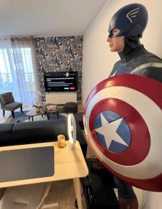 Appartement Appartement 6 pers Val d'Europe - Disneyland Paris - Captain America 24 Rue d'Ariane 77700 Chessy Île-de-France