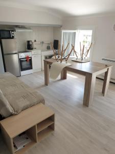 Appartement 62 m2 1er etage avec jardin au rdc