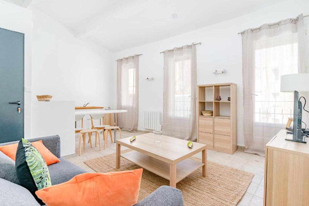 Appartement à 5 min à pieds plage des Catalans 27 Rue du Plateau, 13007 Marseille