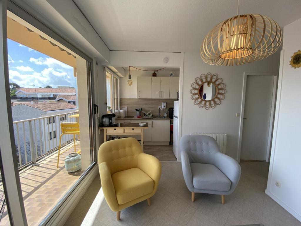 Appartement Arcachon, 1 pièce, 3 personnes - FR-1-474-158 5 allée de la chapelle rés L'Artimon 4e étage apt 48, 33120 Arcachon