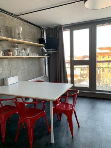 Appartement ARCS 1800 skis aux pieds