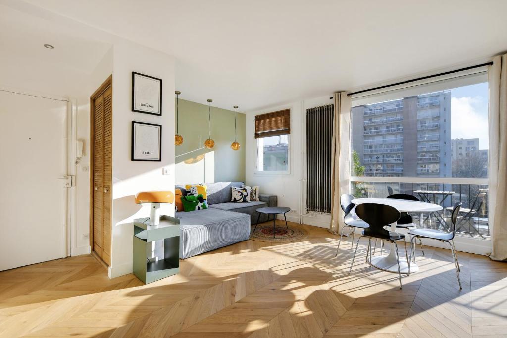 Appartement Arty - 2 pièces lumineux et fonctionnel proche de tout 4ème étage 5 Rue Louis Pasteur, 92100 Boulogne-Billancourt