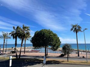 Appartement Au bord de la mer, vue plage , piscine, parking