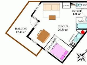 Appartement Aussois, 2 pièces, 4 personnes - FR-1-508-191