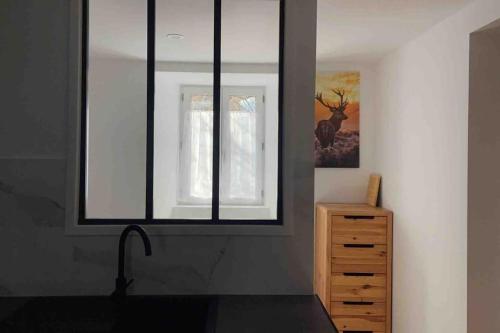 Appartement avec chambre ouverte