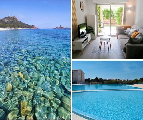 APPARTEMENT avec JARDIN, PISCINE, PLAGE, TENNIS