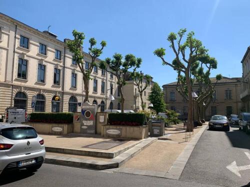Appartement avec terrasse au cœur de Carcassonne - Serviettes Draps Ménage inclus