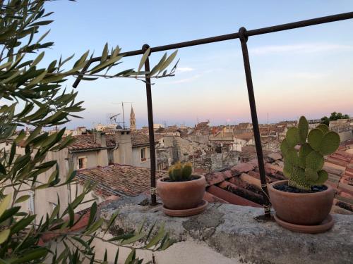 Appartement avec terrasse panoramique au coeur de Nîmes