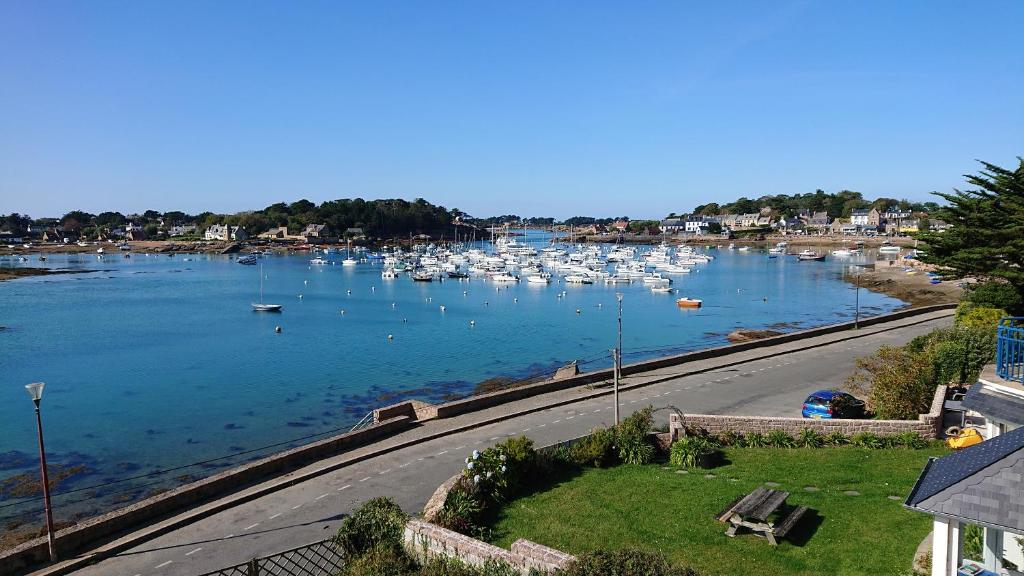 Appartement Appartement avec WIFI, VUE SUR LE PORT DE PLOUMANAC'H à PERROS-GUIREC - Réf 876 rue de la Plaine - Appt n°13 22700 Perros-Guirec