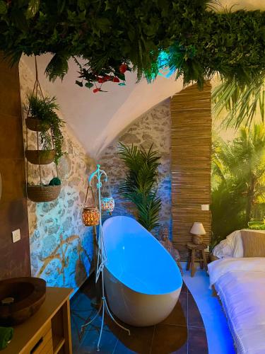 Appartement baignoire ilot / table de massage vieil Antibes