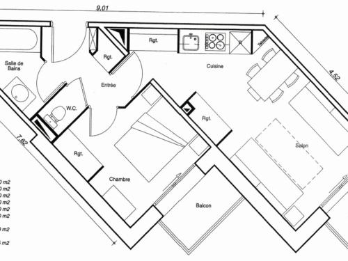 Appartement Belle Plagne, 2 pièces, 5 personnes - FR-1-455-172