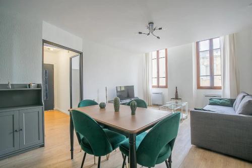 Appartement calme, 2 chambres, en centre ville