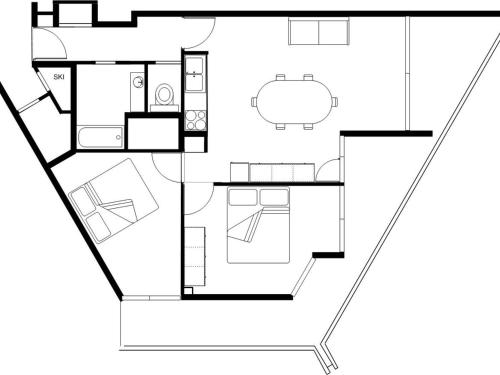 Appartement Chamrousse, 3 pièces, 6 personnes - FR-1-340-48