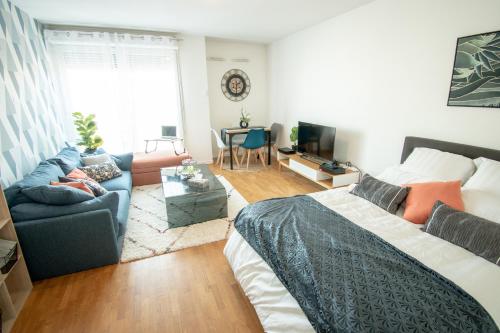 Appartement chic avec parking gratuit à Paris