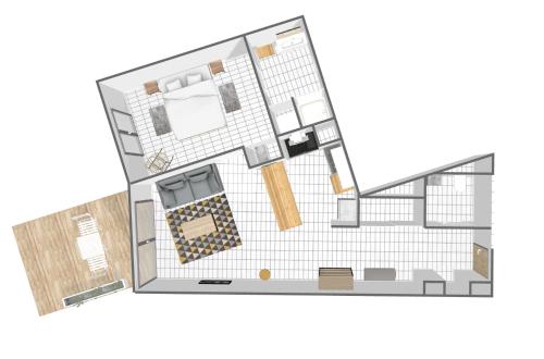 Appartement Cosy - Arbre Blanc - Rooftop View