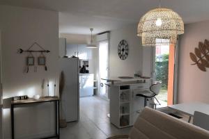 Appartement cosy avec jardin à Blagnac.
