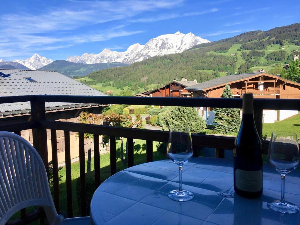Appartement Appartement cosy et chaleureux à Megève avec vue sur le Mont Blanc 320 Route de la Plate 74120 Demi-Quartier