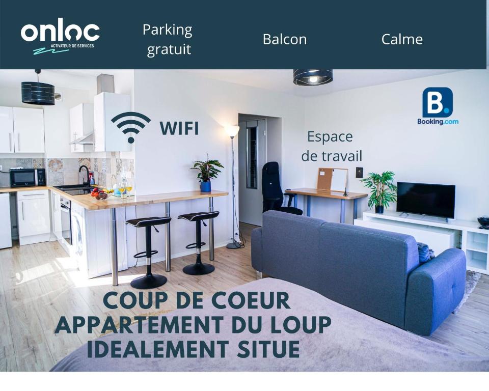 Appartement coup de coeur au calme avec parking Résidence Bernard Palissy 2. Entrès 3 90 Avenue du Loup, 64000 Pau