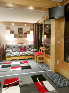 Appartement d'une chambre a La Plagne Aime 2000 a 10 m des pistes avec vue sur la ville et terrasse amenagee