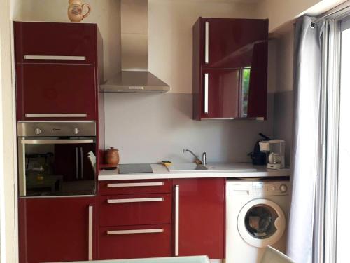 Appartement d'une chambre a Saint Aygulf a 30 m de la plage avec jardin clos et wifi