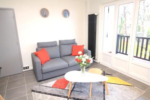 Appartement d'une chambre a Villers sur Mer a 500 m de la plage avec vue sur la mer piscine partagee et jardin amenage