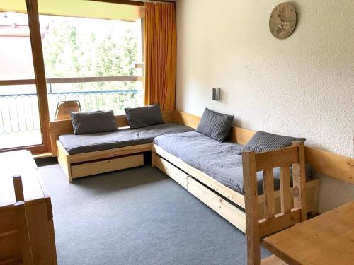 Appartement d'une chambre avec piscine partagee balcon et wifi a Les Arcs 1800