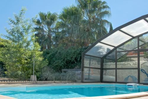 Appartement d'une chambre avec piscine partagee jardin amenage et wifi a Marseillan a 6 km de la plage