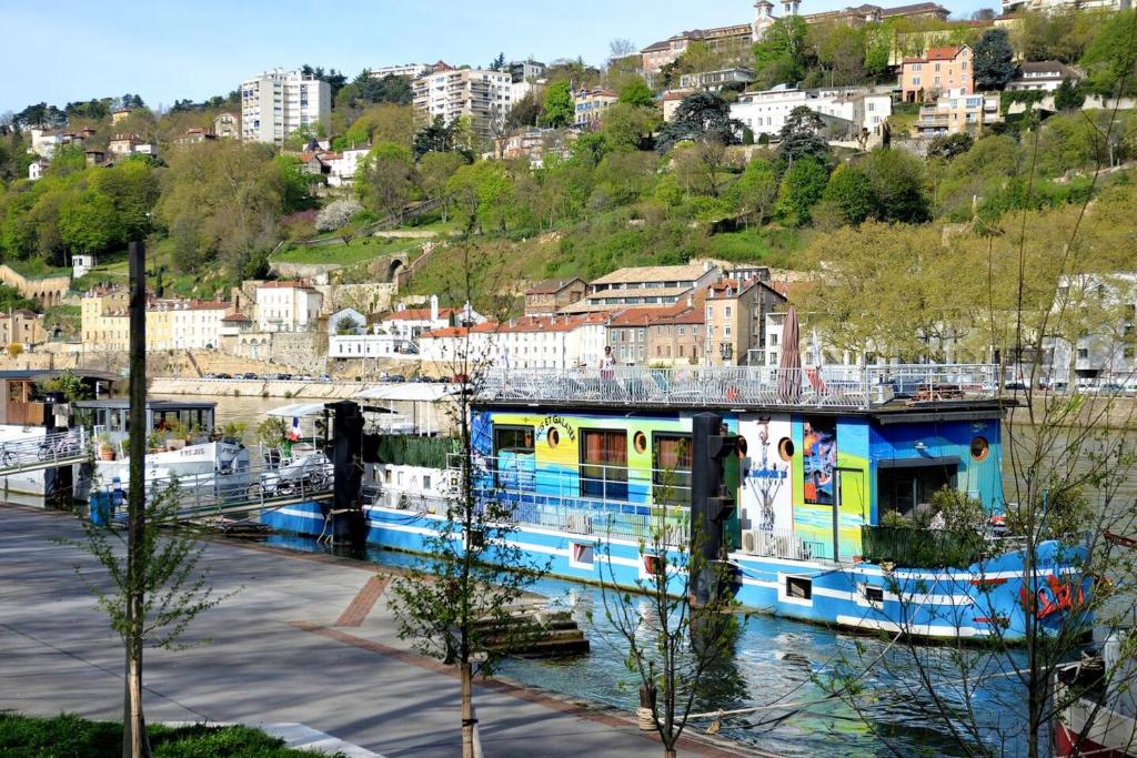 Appartement Appartement d'une chambre avec terrasse amenagee et wifi a Lyon B 7 Quai Rambaud 69002 Lyon