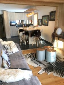 Appartement de 2 chambres avec terrasse amenagee et wifi a Le Grand Bornand a 1 km des pistes