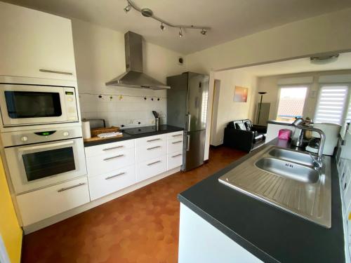 Appartement de 3 chambres a Mimizan a 60 m de la plage avec jardin clos