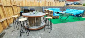 Appartement de 3 chambres a Mimizan a 60 m de la plage avec jardin clos