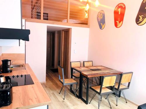Appartement duplex neuf au centre, lits faits à l'arrivée