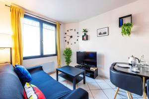 Appartement Appartement entier - Le mondrian - 1ch Check-in 24h 74 Rue Anatole France 69100 Villeurbanne Rhône-Alpes