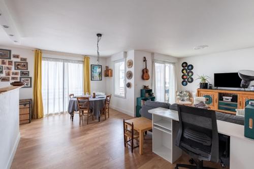 Appartement familial de centre-ville avec terrasse