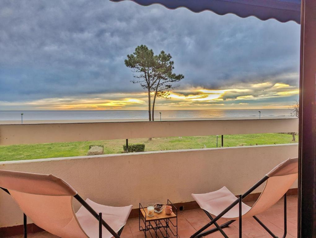 Appartement front de mer - pieds dans l'eau 75 Boulevard Desnoyer, 66750 Saint-Cyprien