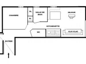 Appartement Appartement Hauteluce, 2 pièces, 6 personnes - FR-1-293-6 Les Saisies -  - 73620 Hauteluce Rhône-Alpes