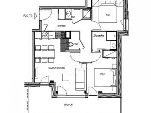 Appartement Appartement Hauteluce, 3 pièces, 6 personnes - FR-1-293-241 Avenue Des Cimes - Les Saisies - 73620 Hauteluce Rhône-Alpes