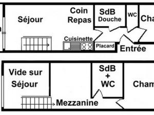 Appartement Appartement Hauteluce, 4 pièces, 8 personnes - FR-1-293-275 Les Saisies 32 rue des Périots 73620 Hauteluce Rhône-Alpes