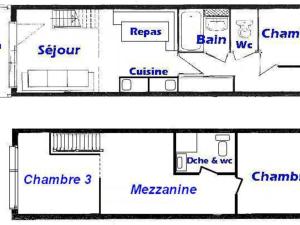 Appartement Appartement Hauteluce, 4 pièces, 8 personnes - FR-1-293-76 69 Rue Des Molliettes -  - 73620 Hauteluce Rhône-Alpes
