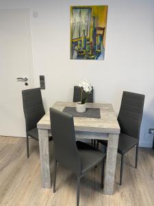 Appartement in S-Bahn Nähe, 35 qm, max 4 Pers, zentral, private Terasse, Internet 250 MBit