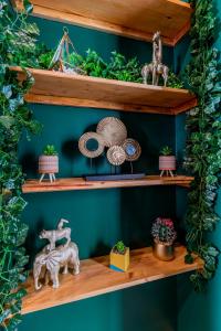 Appartement Jungle - Libourne Centre - 4 pers - Sauna - Netflix