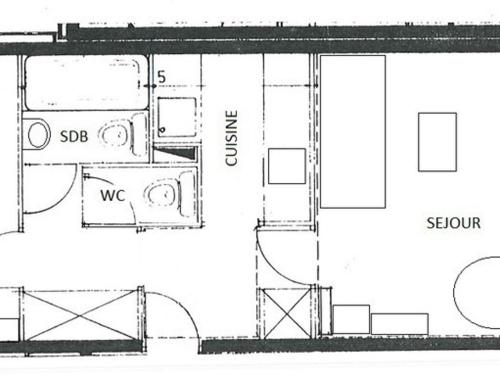 Appartement La Plagne, 2 pièces, 4 personnes - FR-1-455-139