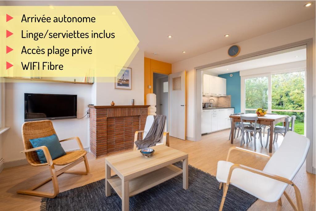 Appartement La Rafale - accès privé plage - jardin - arrivée autonome 1er étage 23 Rue des Mouettes, 59820 Gravelines