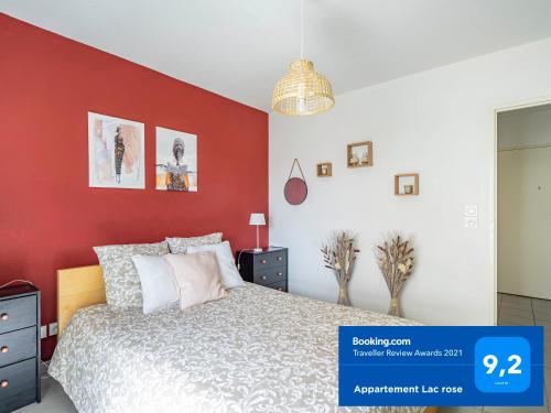 Appartement Lac rose - Parking, Métro, jusqu'à 4 personnes
